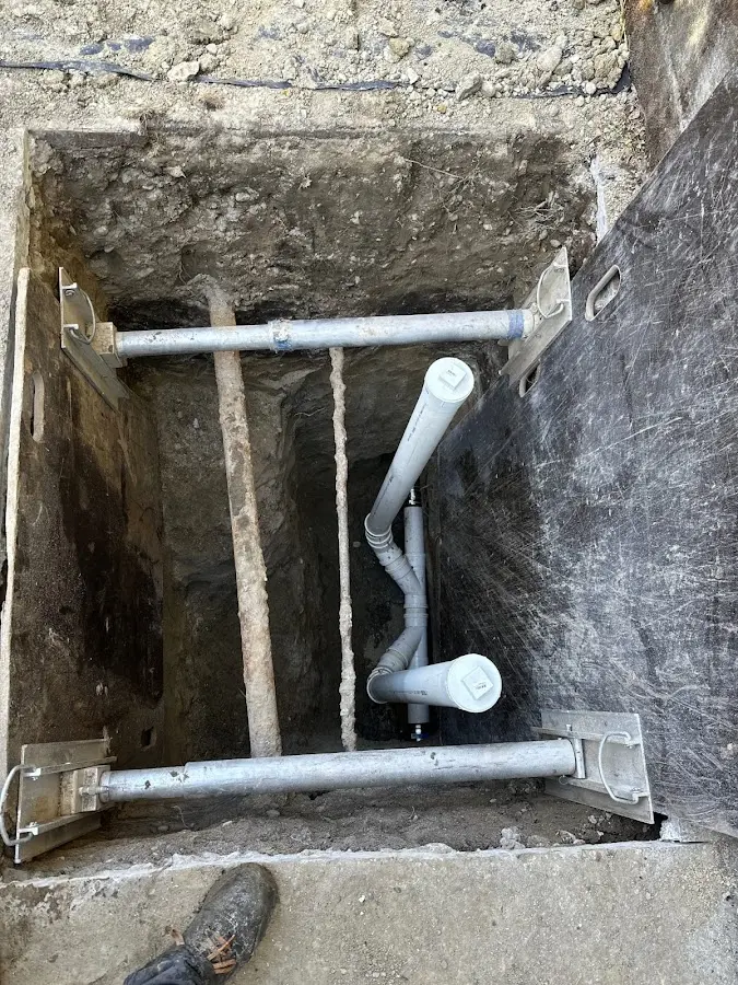 Experienced plumber completing Gas Line Repair work in Easton